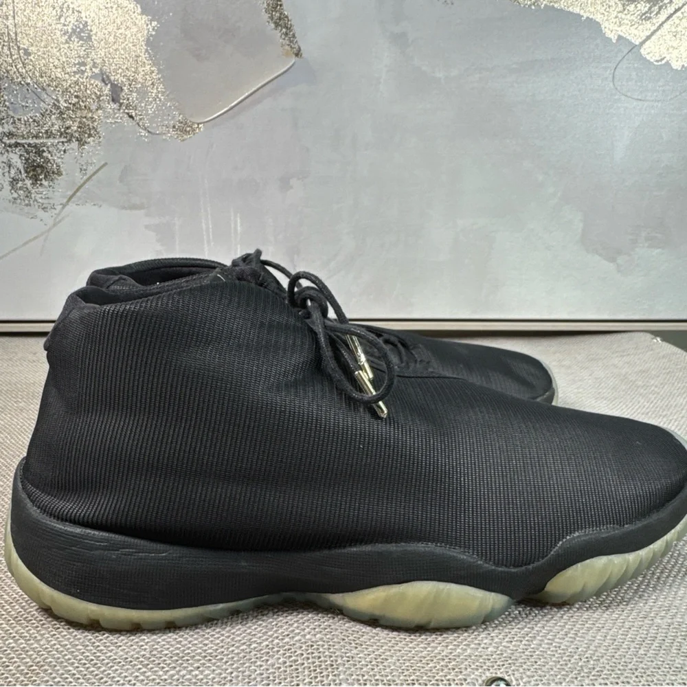 Nike Air Jordan Future Black Reflective Sneakers Shoes Size 13 High Top - Picture 5 of 16